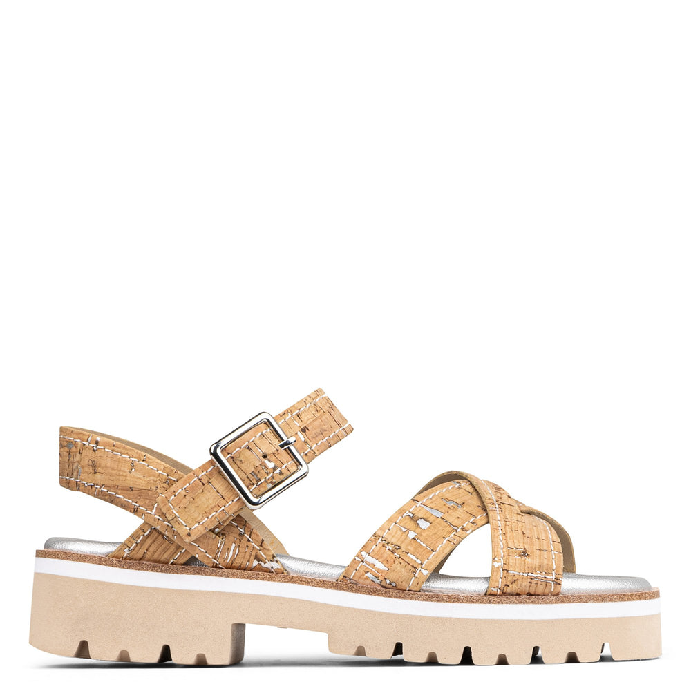 PYPER - Natural Silver Cork | Donald Pliner Casual