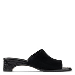 CLODIE - Black Suede | Donald Pliner Casual