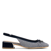 DARAH - Navy Canvas | Donald Pliner Casual