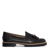 LENNY - Black Textured | Donald Pliner Casual