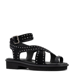 THALITA - Black Suede | Donald Pliner Casual