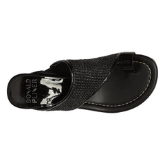GYER - Black Raffia | Donald Pliner Casual