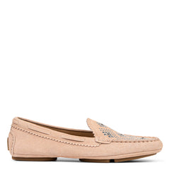 REBINA EMBELLISHED - Rosette Suede | Donald Pliner Casual