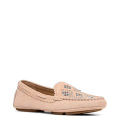 REBINA EMBELLISHED - Rosette Suede | Donald Pliner Casual