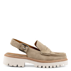HALIE - Taupe Suede | Donald Pliner Casual