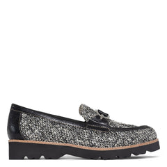 CLIO - Black White Raffia | Donald Pliner Casual