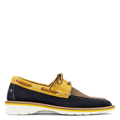 DEMPSEY - Navy Multi | Donald Pliner Casual