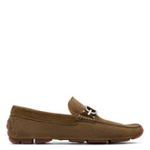 DACIO DRIVER - Olive Perf Suede | Donald Pliner Casual