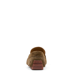 DACIO DRIVER - Olive Perf Suede | Donald Pliner Casual