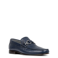DACIO - Indigo Pebbled Leather | Donald Pliner Casual
