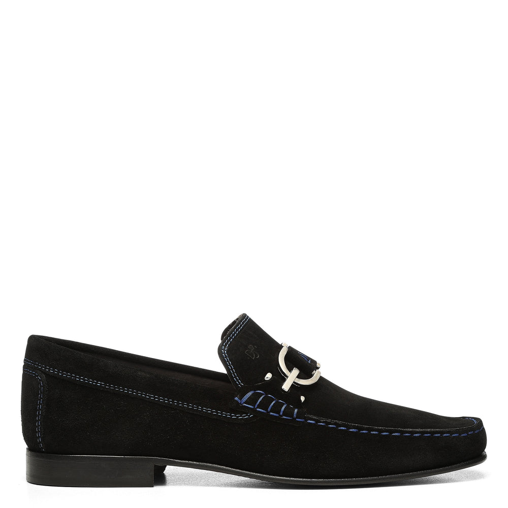 DACIO - Black (Suede) | Donald Pliner Casual