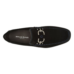 DACIO - Black (Suede) | Donald Pliner Casual
