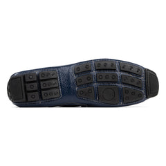 DACIO DRIVER - Navy Leather | Donald Pliner Casual