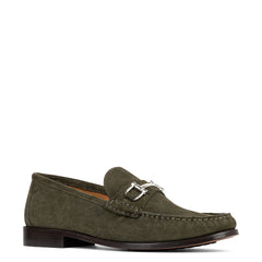 EVANSTON - Military Green Suede | Donald Pliner Casual