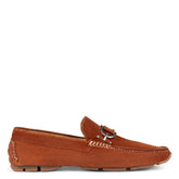 DACIO DRIVER - Cognac Suede | Donald Pliner Casual
