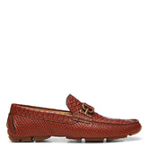 DACIO DRIVER - Cognac Snake | Donald Pliner Casual