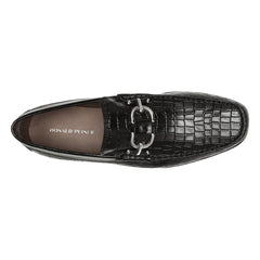 DACIO - Black Croco | Donald Pliner Casual