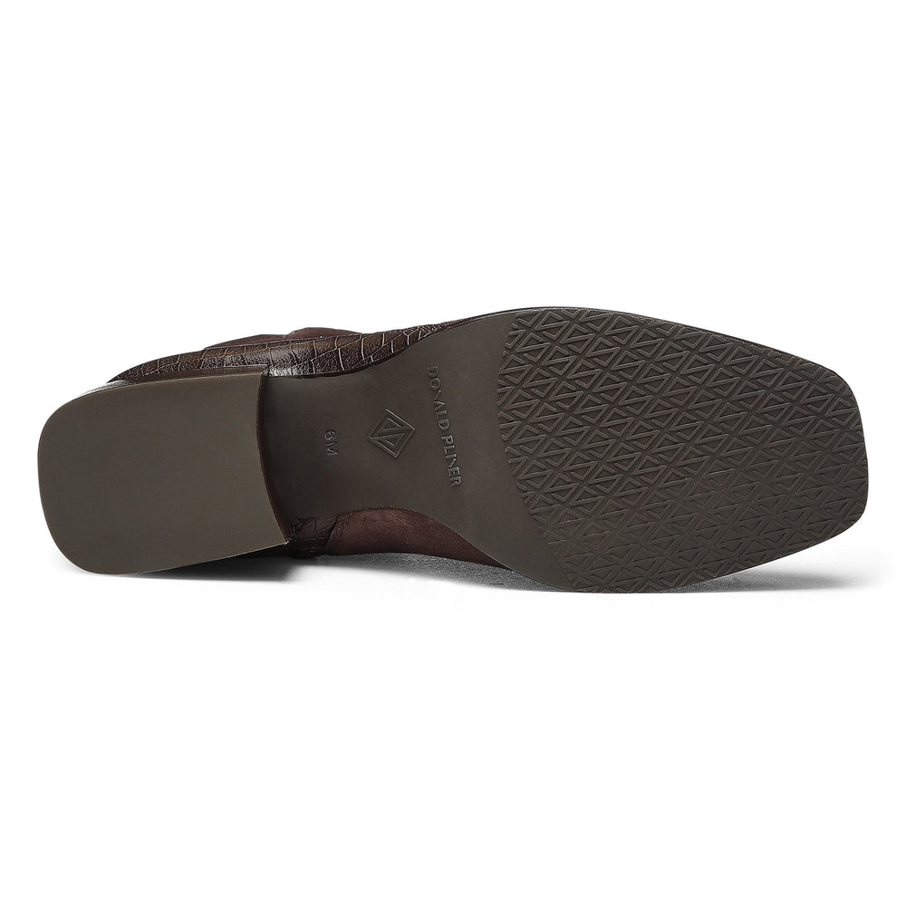 AZIA - Dark Brown Suede | Donald Pliner Boots