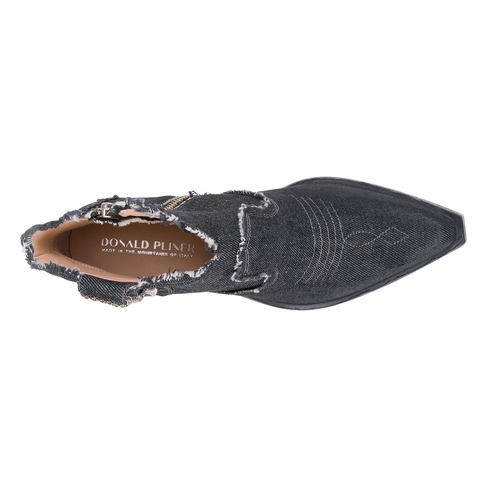 HENDRIK - Black Denim | Donald Pliner Boots