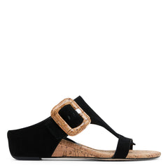 OFELIA - Black Cork | Donald Pliner Casual