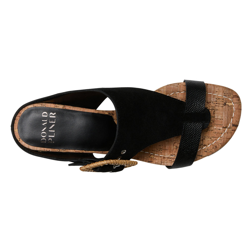 OFELIA - Black Cork | Donald Pliner Casual