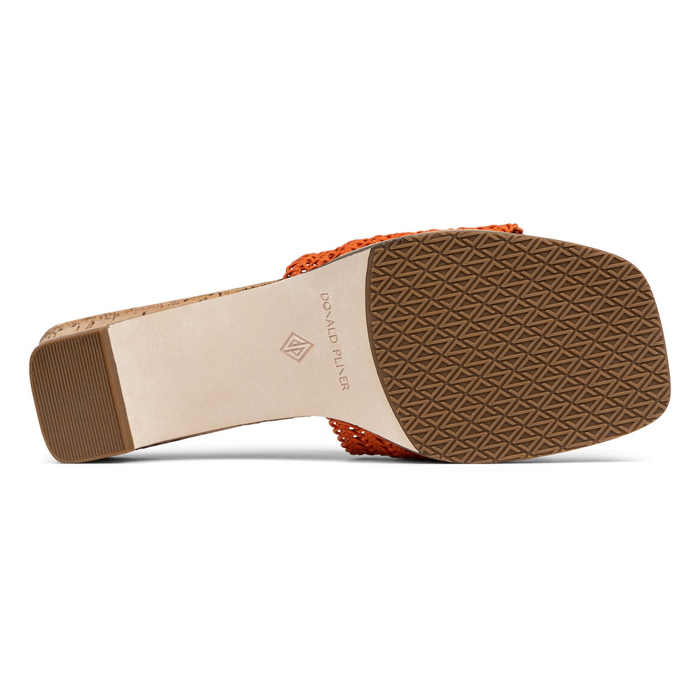 CLODIE - Orange Woven | Donald Pliner Casual