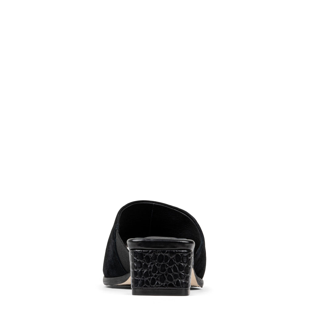 CLODIE - Black Suede | Donald Pliner Casual