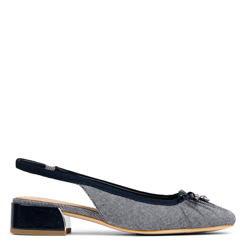DARAH - Navy Canvas | Donald Pliner Casual