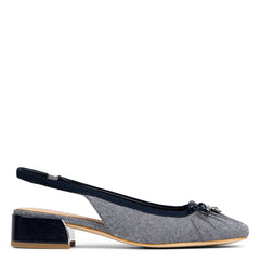 DARAH - Navy Canvas | Donald Pliner Casual