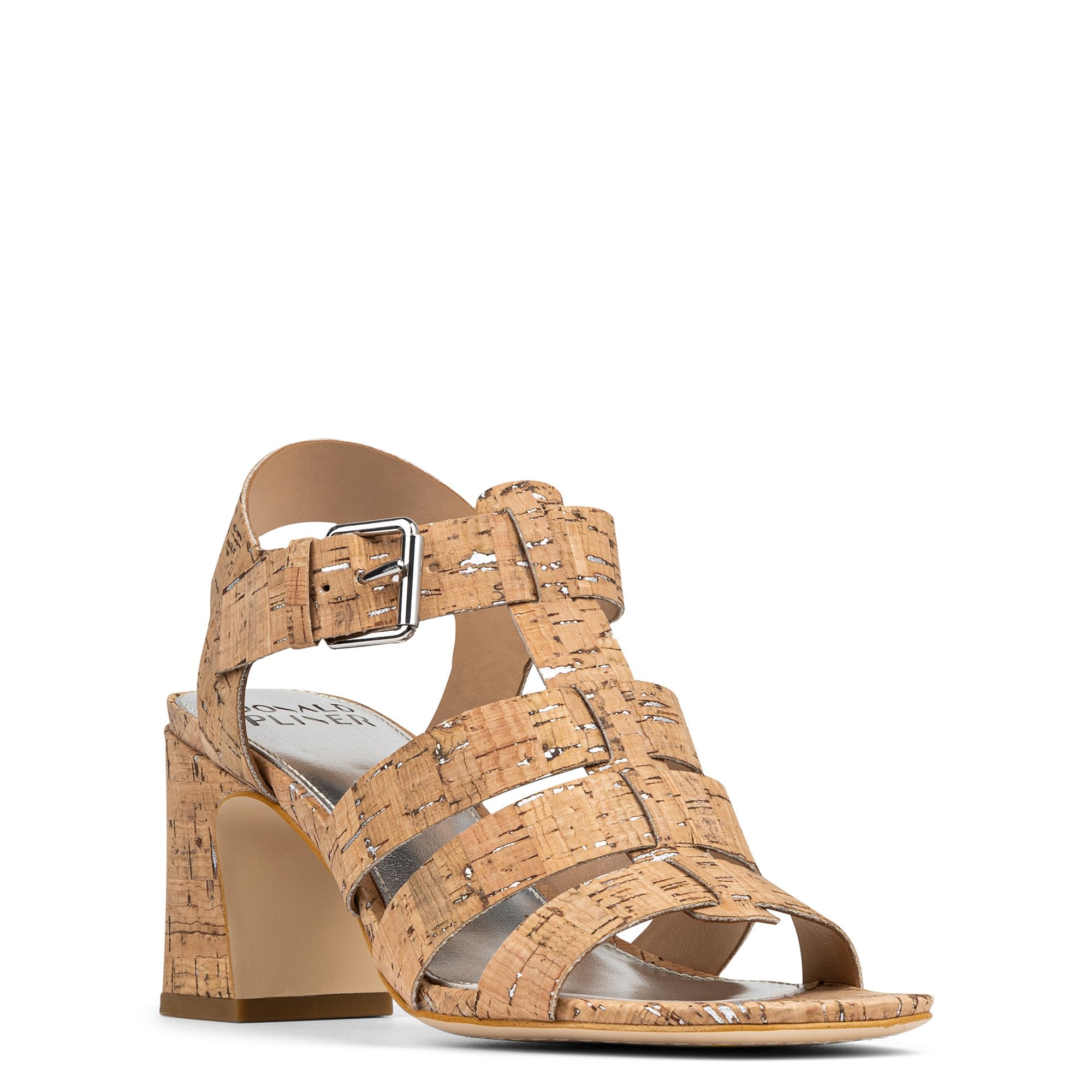 DASHIRA - Natural Silver Cork | Donald Pliner Casual