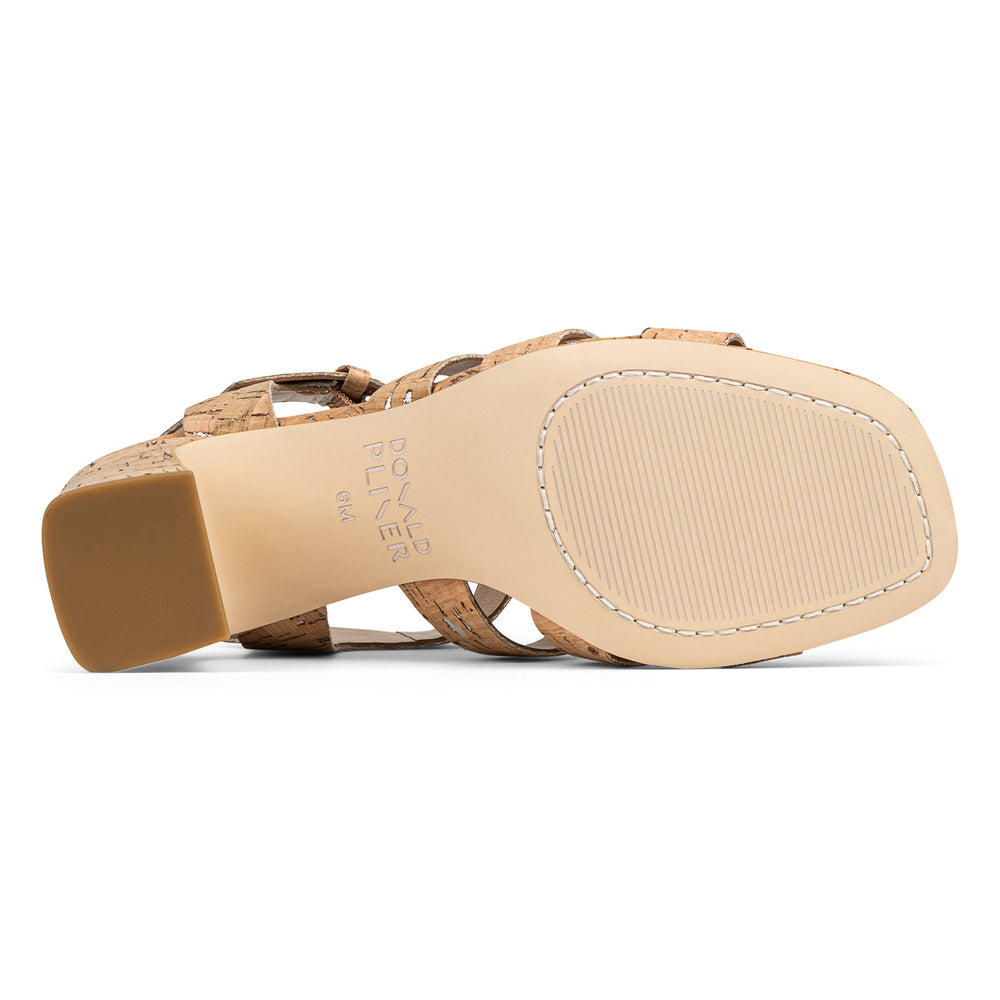 DASHIRA - Natural Silver Cork | Donald Pliner Casual