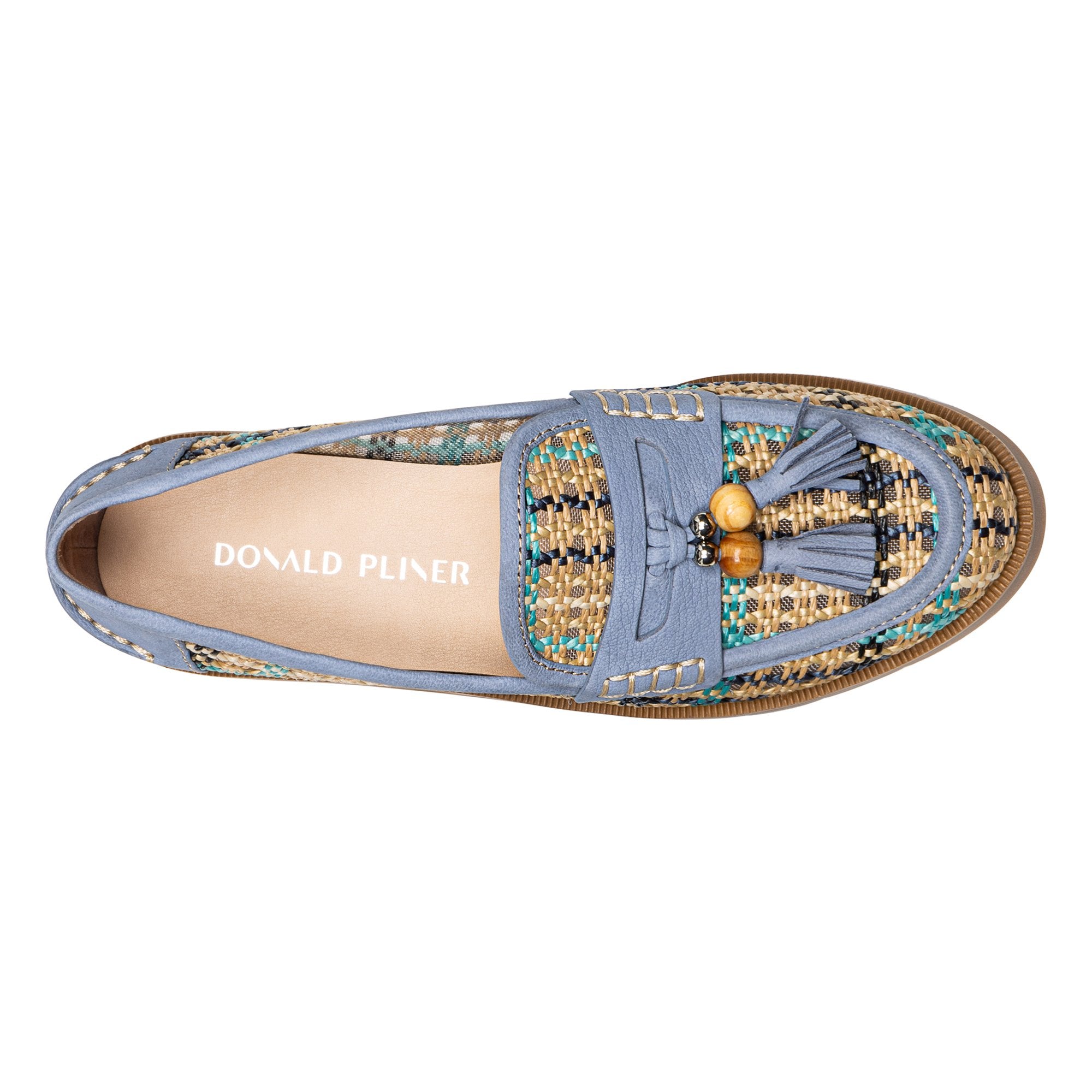 LENNY - Navy Multi | Donald Pliner Casual