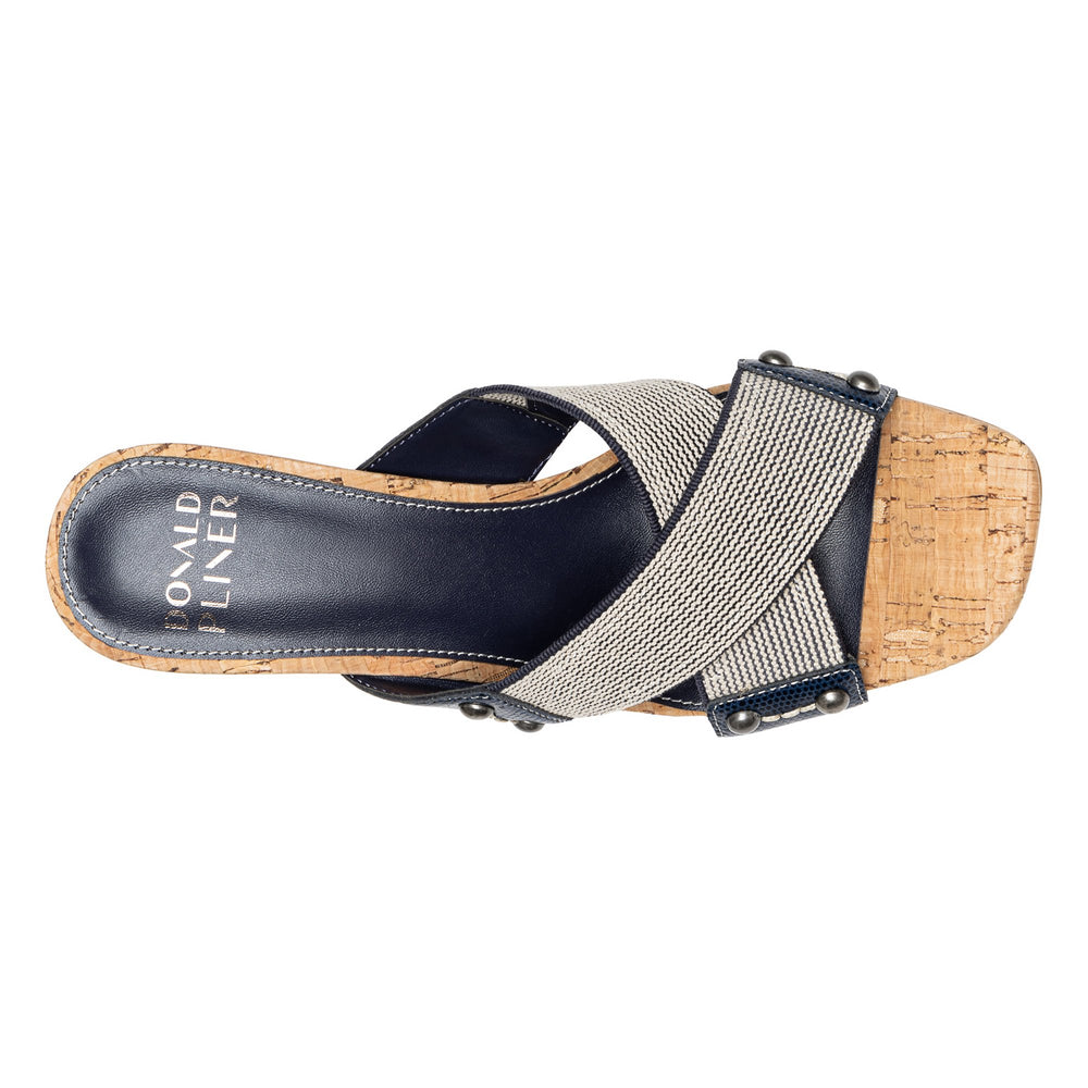 KENNA - Navy | Donald Pliner Casual