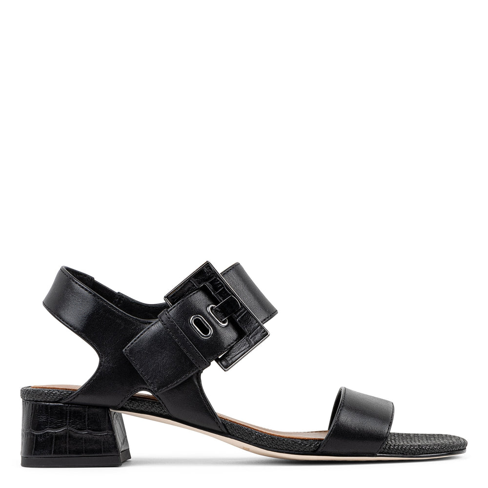 VIXI - Black Leather | Donald Pliner Casual