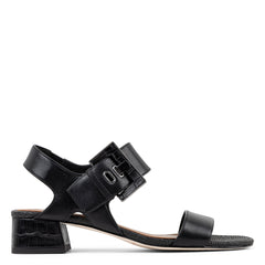VIXI - Black Leather | Donald Pliner Casual