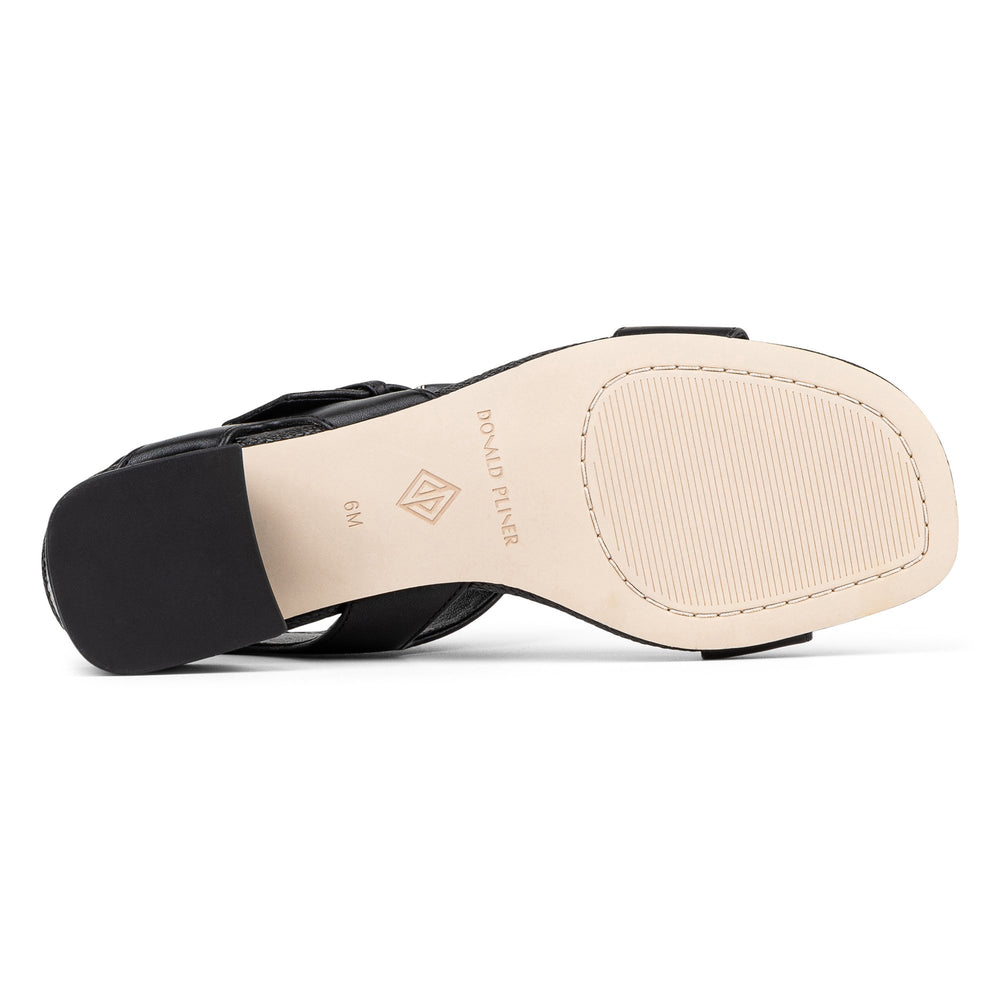 VIXI - Black Leather | Donald Pliner Casual