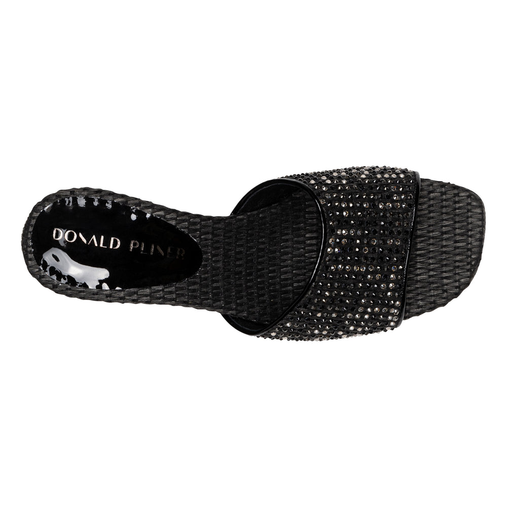 RIKKI - Black Embellished | Donald Pliner Casual