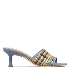 RIKKI - Navy Multi Raffia | Donald Pliner Casual