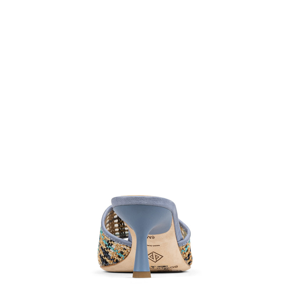 RIKKI - Navy Multi Raffia | Donald Pliner Casual