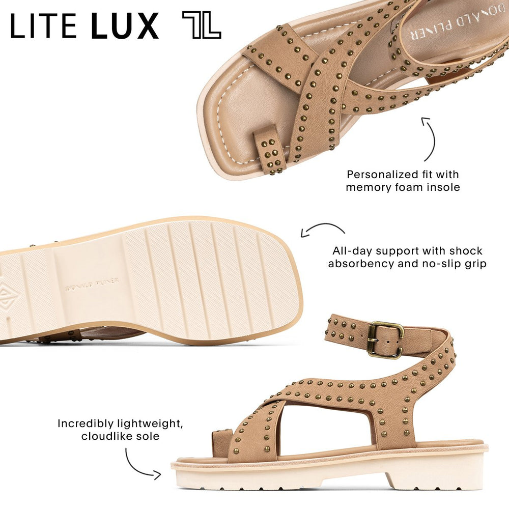 THALITA - Tobacco Suede | Donald Pliner Casual