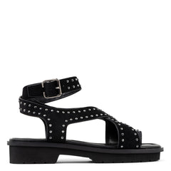 THALITA - Black Suede | Donald Pliner Casual