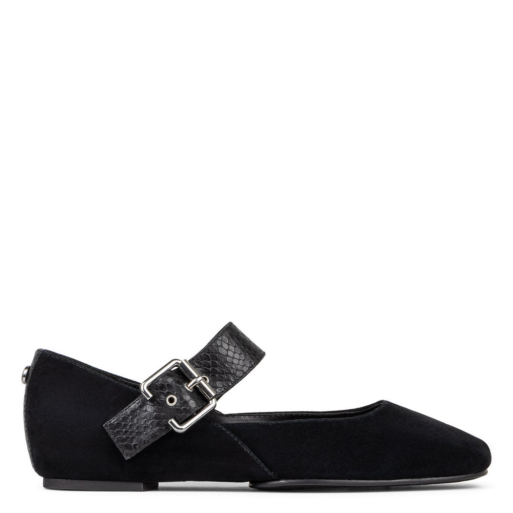 LIANE - Black Suede | Donald Pliner Casual