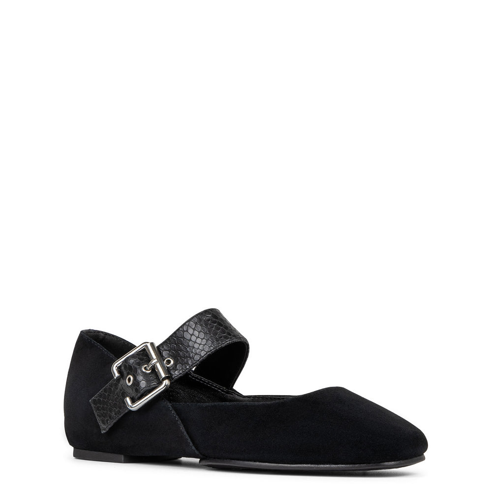 LIANE - Black Suede | Donald Pliner Casual
