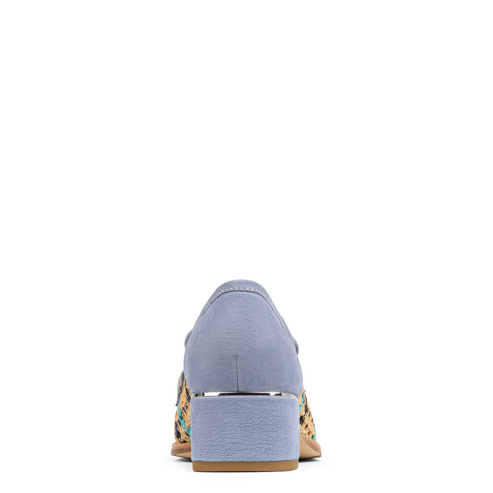 ARROYO - Navy Multi Raffia | Donald Pliner Casual