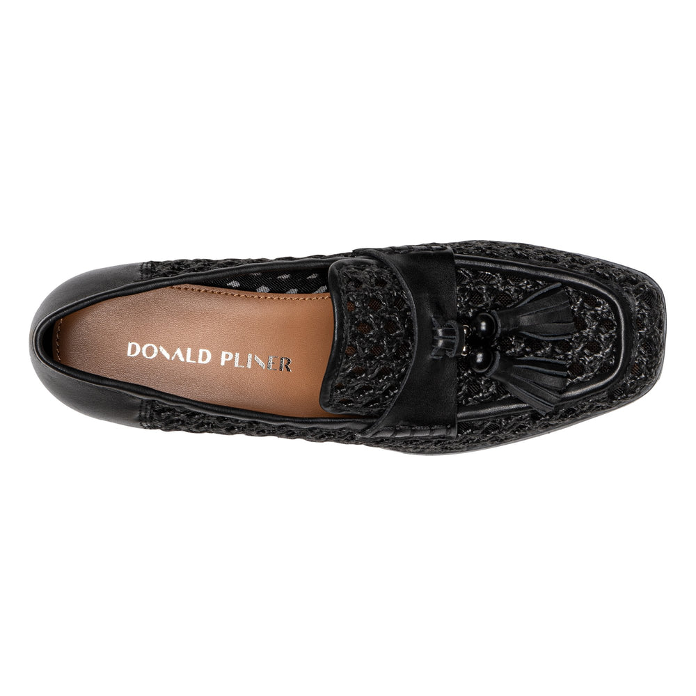 ARROYO - Black Raffia | Donald Pliner Casual