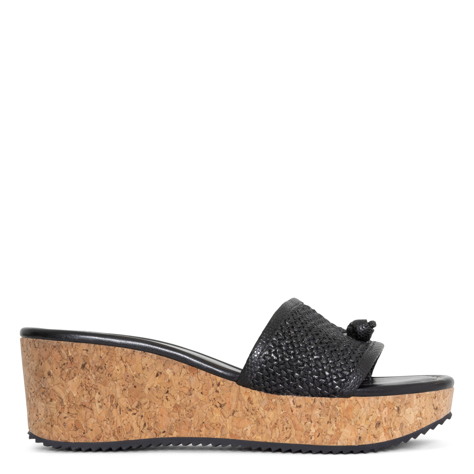 SILLI - Black Cork | Donald Pliner Casual