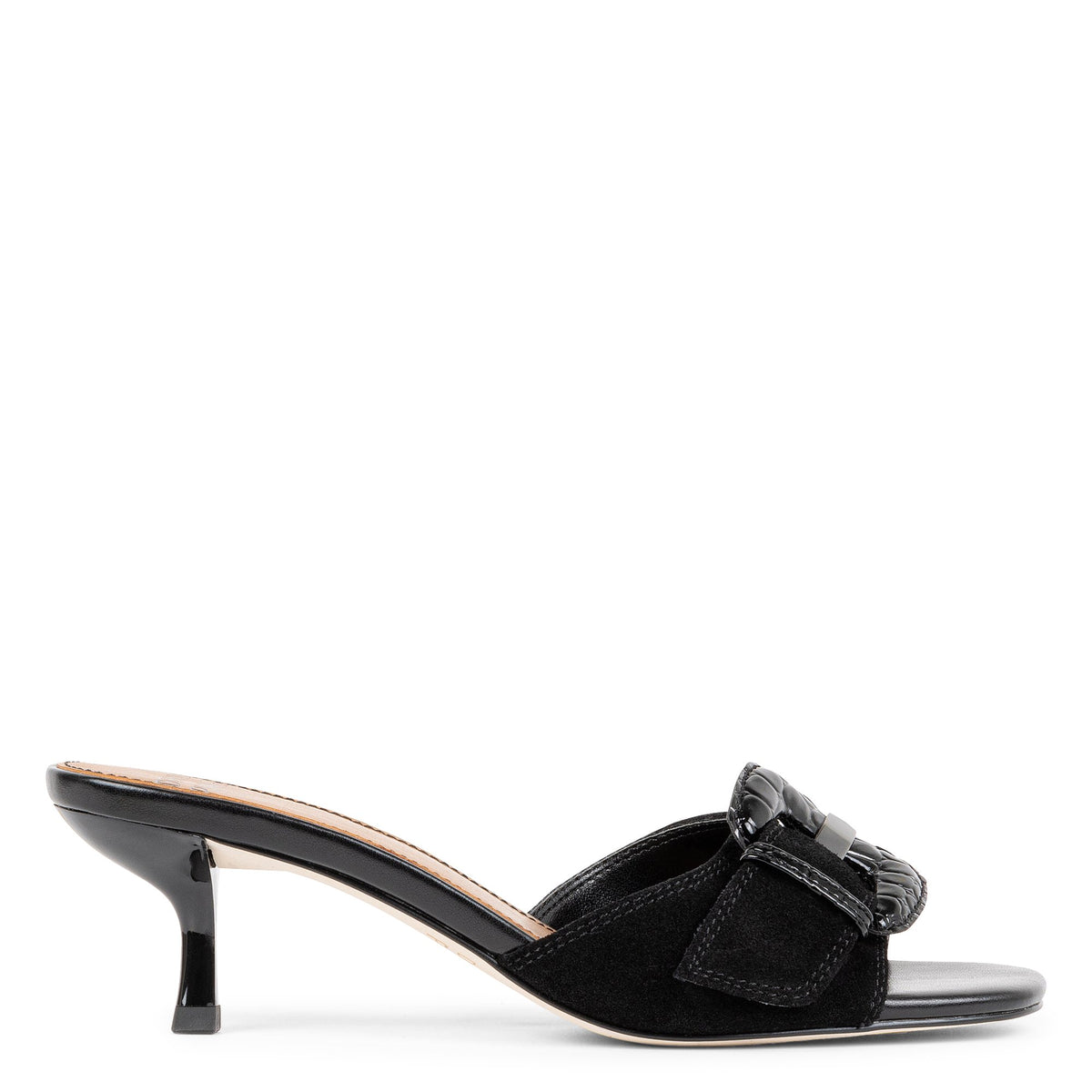 CHERRY - Black Suede | Donald Pliner Casual
