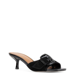 CHERRY - Black Suede | Donald Pliner Casual