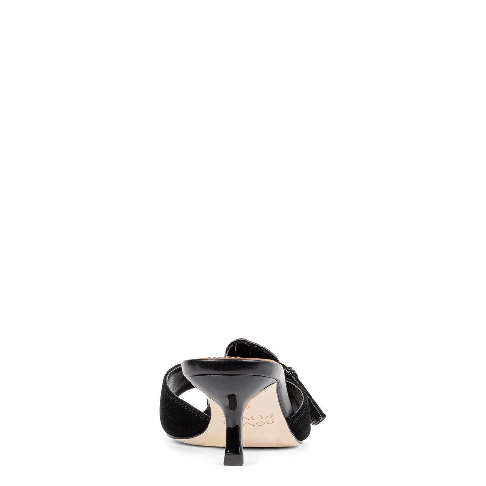 CHERRY - Black Suede | Donald Pliner Casual