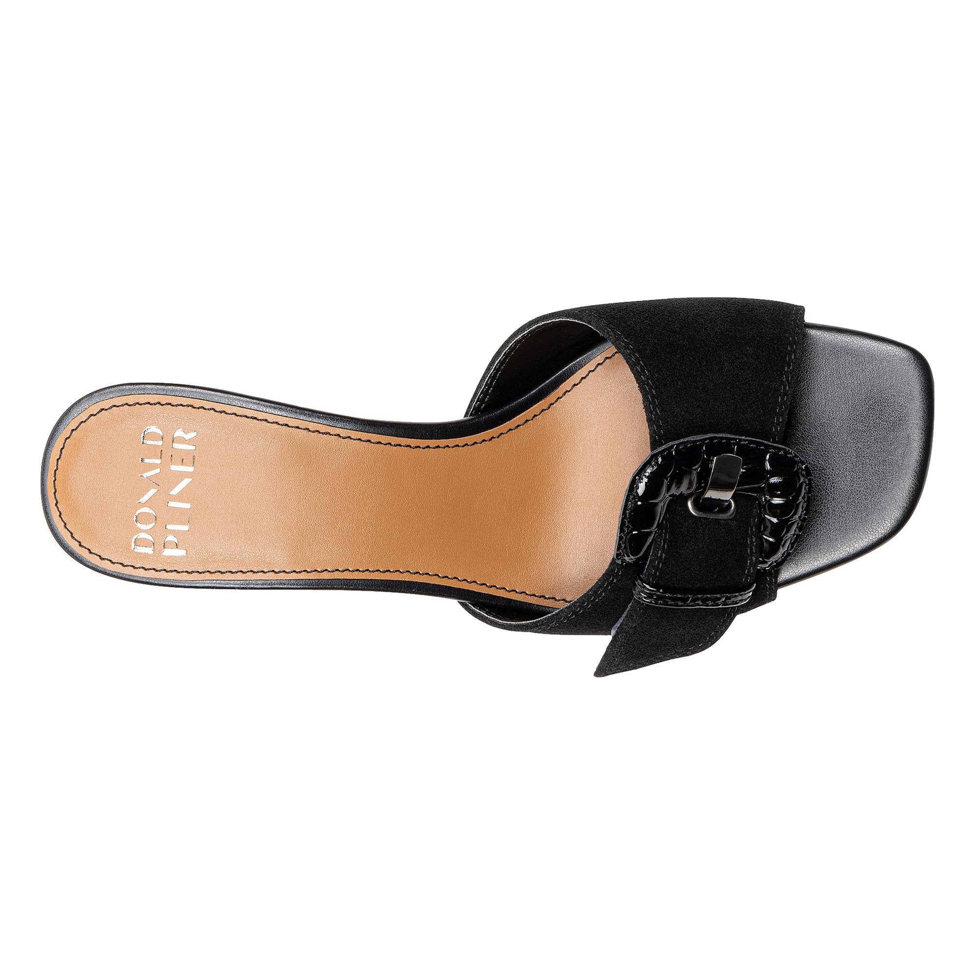 CHERRY - Black Suede | Donald Pliner Casual